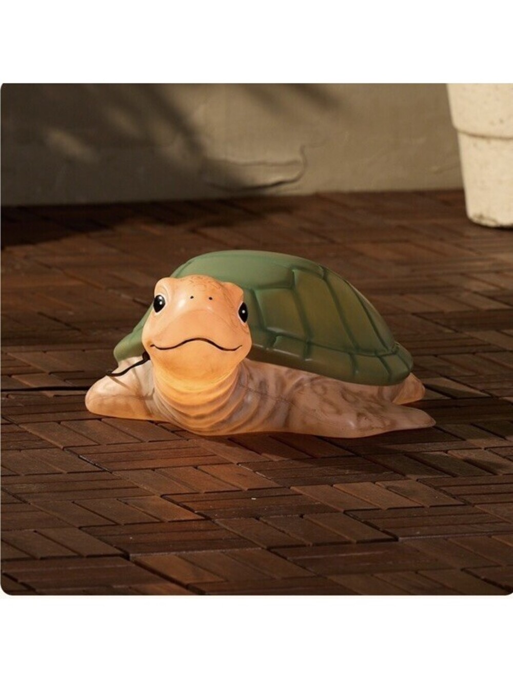 Summer Garden Lighted Turtle Blow Mold Cracker Barrel New In Box
